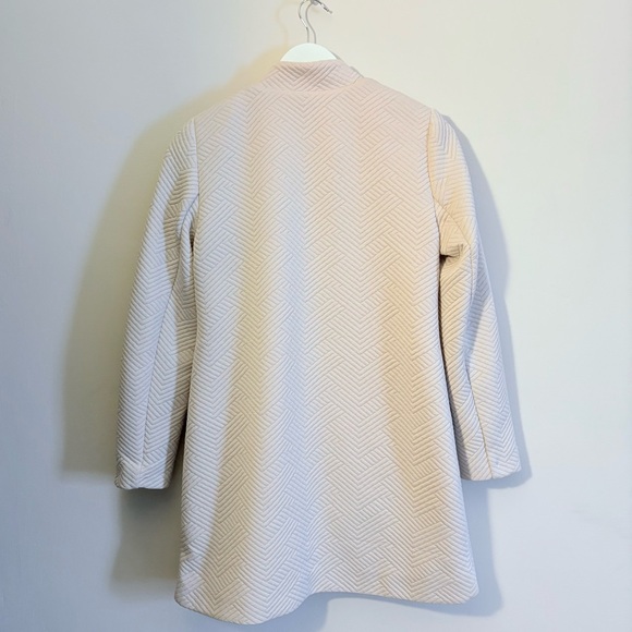 NWT Chevron Textured Knit Boyfriend Blazer - Picture 4 of 7